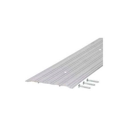 M-D Building Products M-D TH043 Fluted Saddle Threshold, 68684, 72", Silver 68684